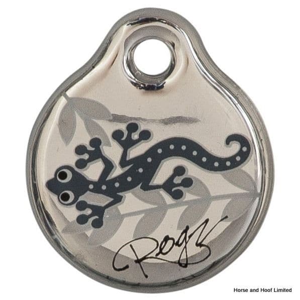 Rogz ID Tagz Instant Resin Tag Silver Gecko