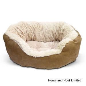 Rosewood 40 Winks Tan Faux Suede Dog Bed