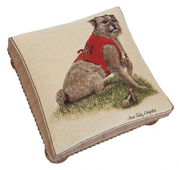 Rt. Hon. Thomas Terrier - Fine Woven Tapestry Footstool