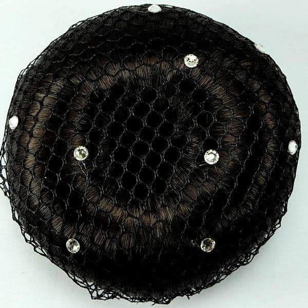 ShowQuest Bun Nets with Swarovski Crystals (Pack of 5)