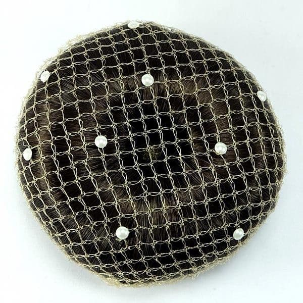 ShowQuest Bun Nets with Swarovski Pearls (Pack of 5)