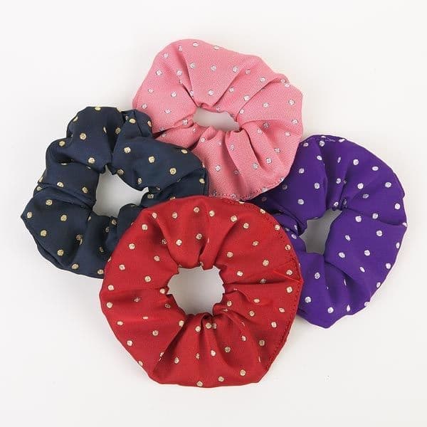 ShowQuest Lurex Spot Scrunchie