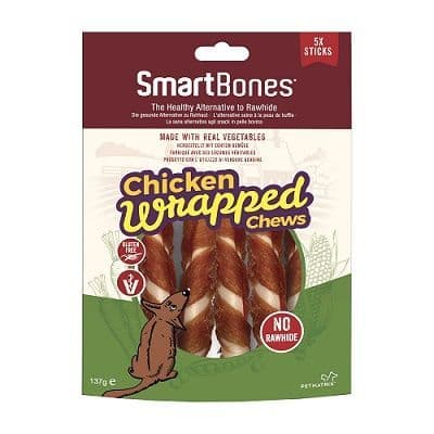 SmartBones Chicken Wrapped Sticks Medium Dog Treats 10 x 5 Pieces