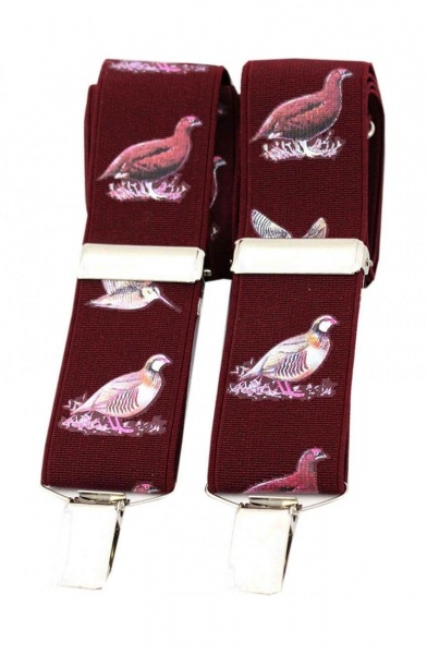 Soprano Game/Country Birds Country Braces - Wine