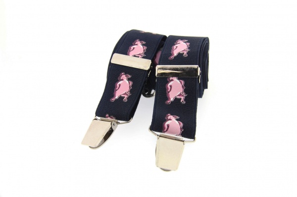 Soprano Pig's Country Braces - Navy