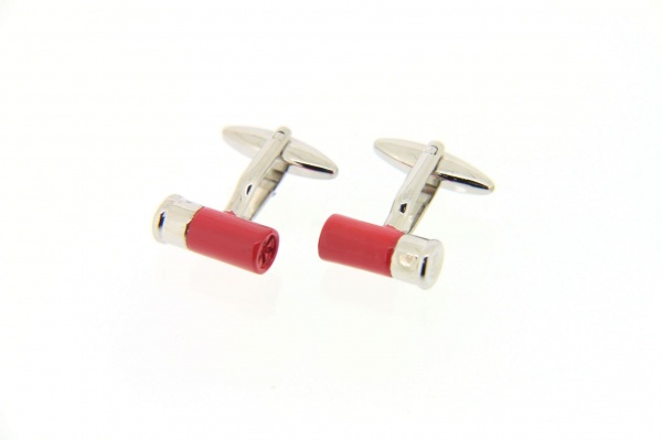 Soprano Red Shotgun Cartridge Country Cufflinks