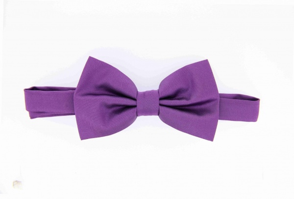 Soprano Satin Pre-Tied Lilac Country Silk Bow Tie