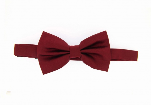 Soprano Satin Pre-Tied Wine Country Silk Bow Tie