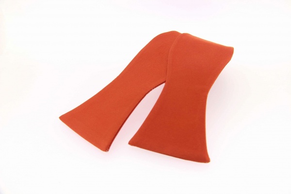 Soprano Satin Self-Tie Orange Country Silk Bow Tie