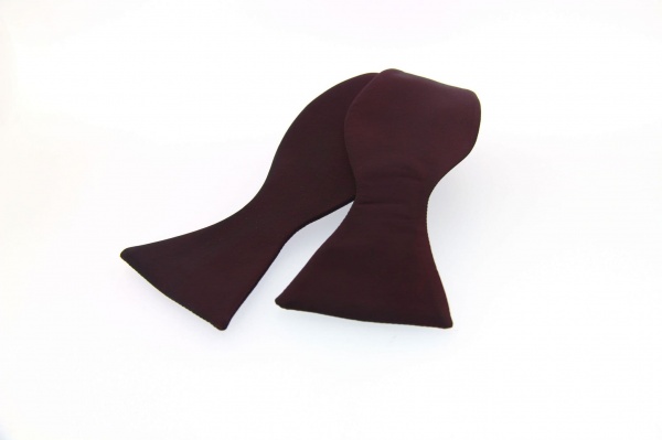 Soprano Satin Self-Tie Wine Country Silk Bow Tie