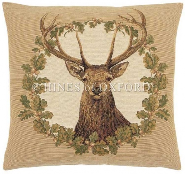 Stag Beige - Fine Tapestry Cushion