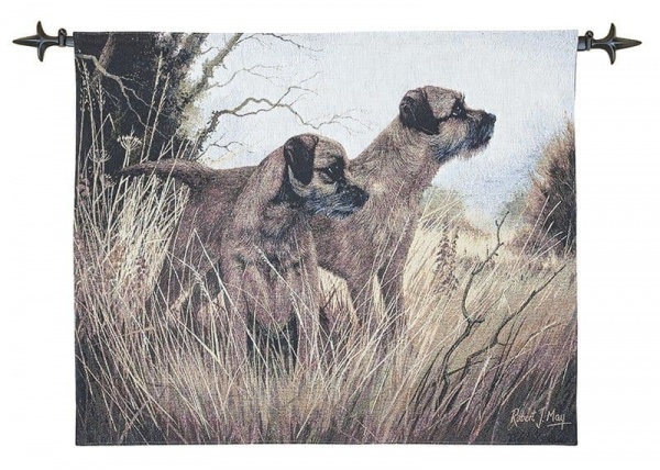 Terriers - Fine Woven Tapestry Wallhanging
