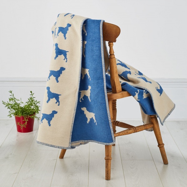 The Labrador Company Blanket - Blue Spaniel