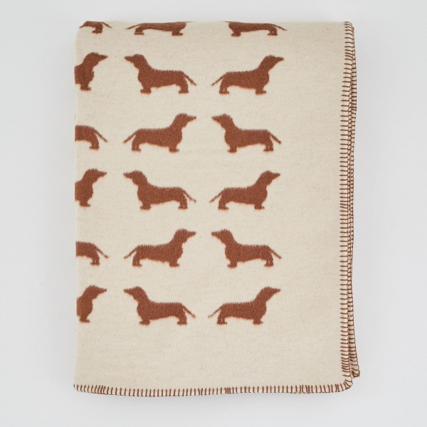 The Labrador Company Blanket - Brown Dachshund