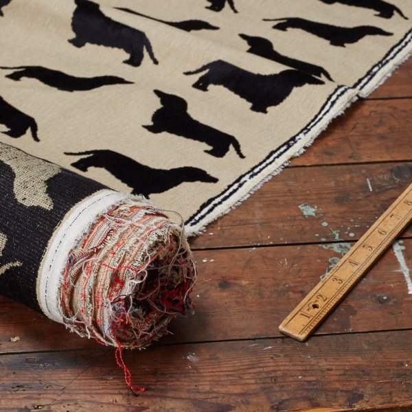 The Labrador Company Eaton Textured Fabric - Dachshund