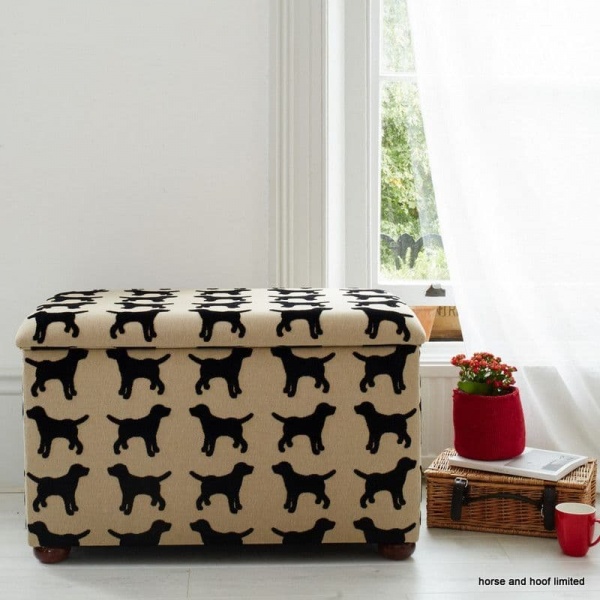 The Labrador Company Large Eaton Storage Ottoman - Labrador