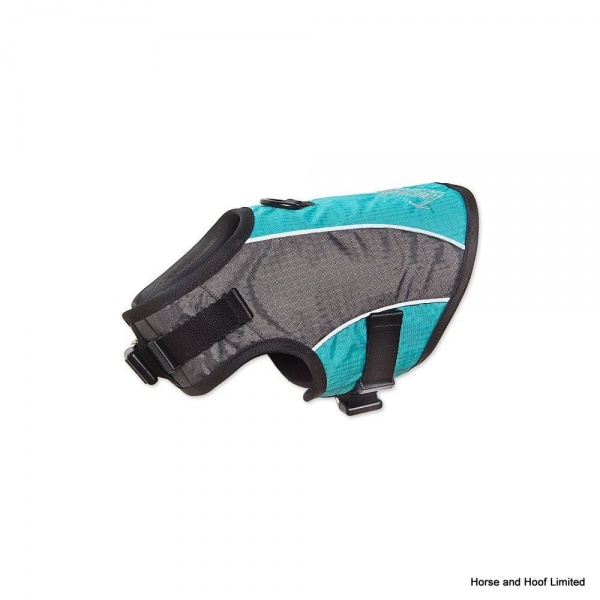 Touchdog Outdoor Vest Dog Harness with Lead - Blue