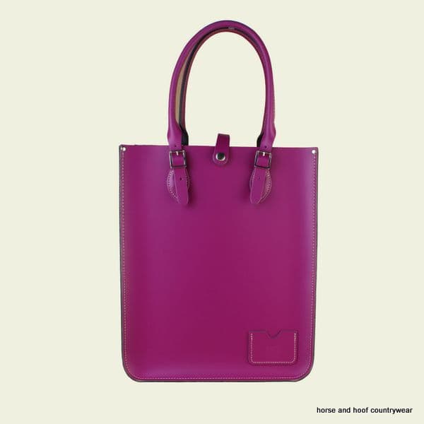 Traditional Hand Crafted British Vintage Leather Tote Bag - Boysinberry