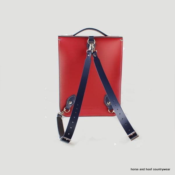 Traditional Handmade British Vintage Leather Backpack - British Union Jack