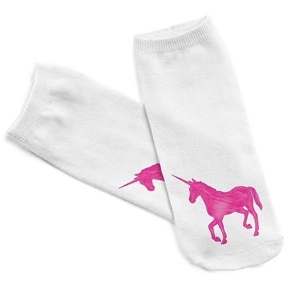 Trainer Socks - Pink Unicorn