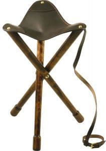 Tripod Leather Stool-65cm Legs