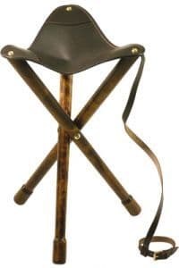 Tripod Leather Stool-80cm Legs