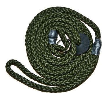 Turner Richards Sportsman Slip Lead With Rubber Sleeves & 'Stop' - Olive