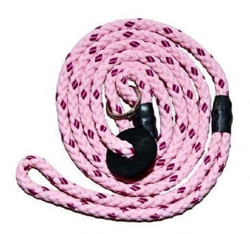 Turner Richards Sportsman Slip Lead With Rubber Sleeves & 'Stop' - Pink