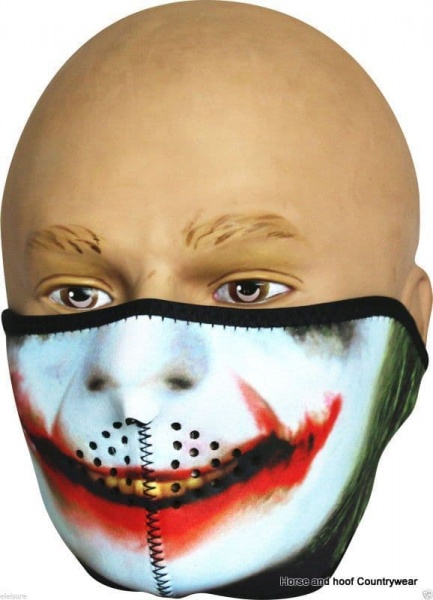 Viper Neoprene Half Face Mask - Joker