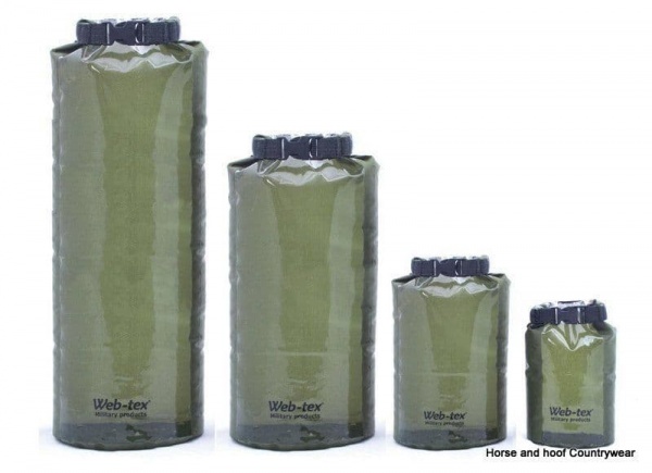 Web-tex Ultra Lightweight Dry Sacks - Olive Green