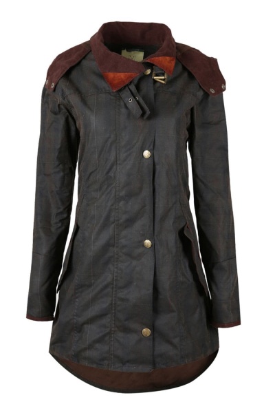 Weligogs Louise Deluxe Check Coat - Brown