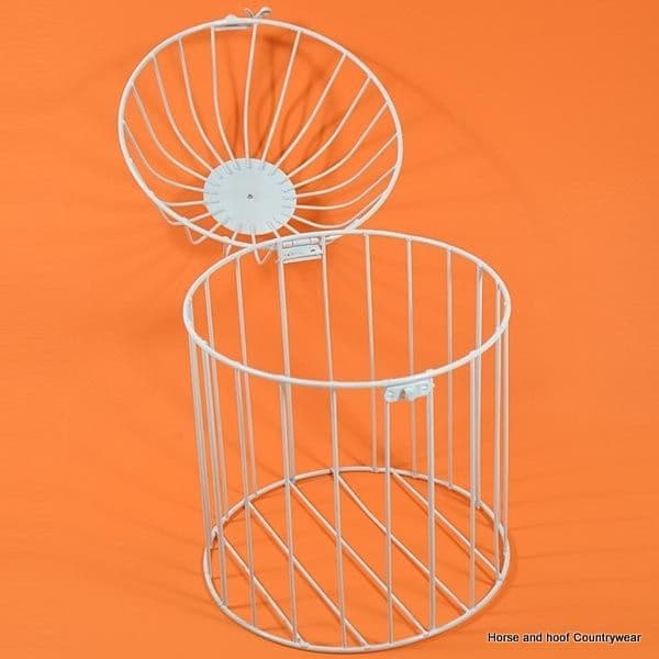 White Coated Metal Bird Cage